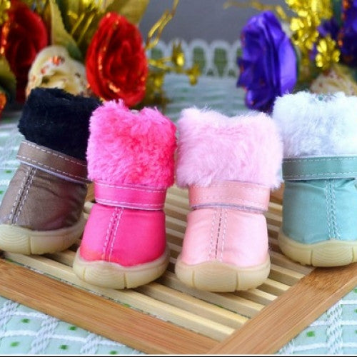 Warm Winter Cozy Pet Boots