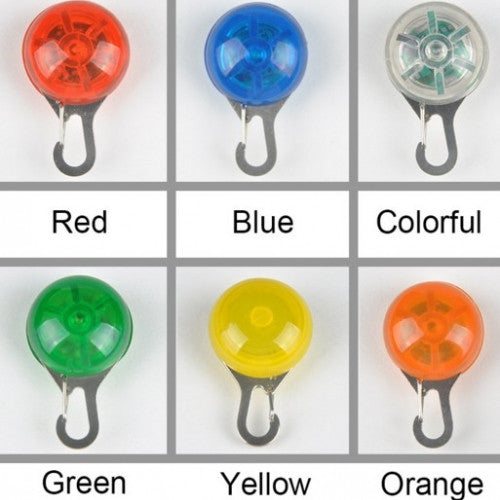 Round LED Glowing Bell Pet Collar